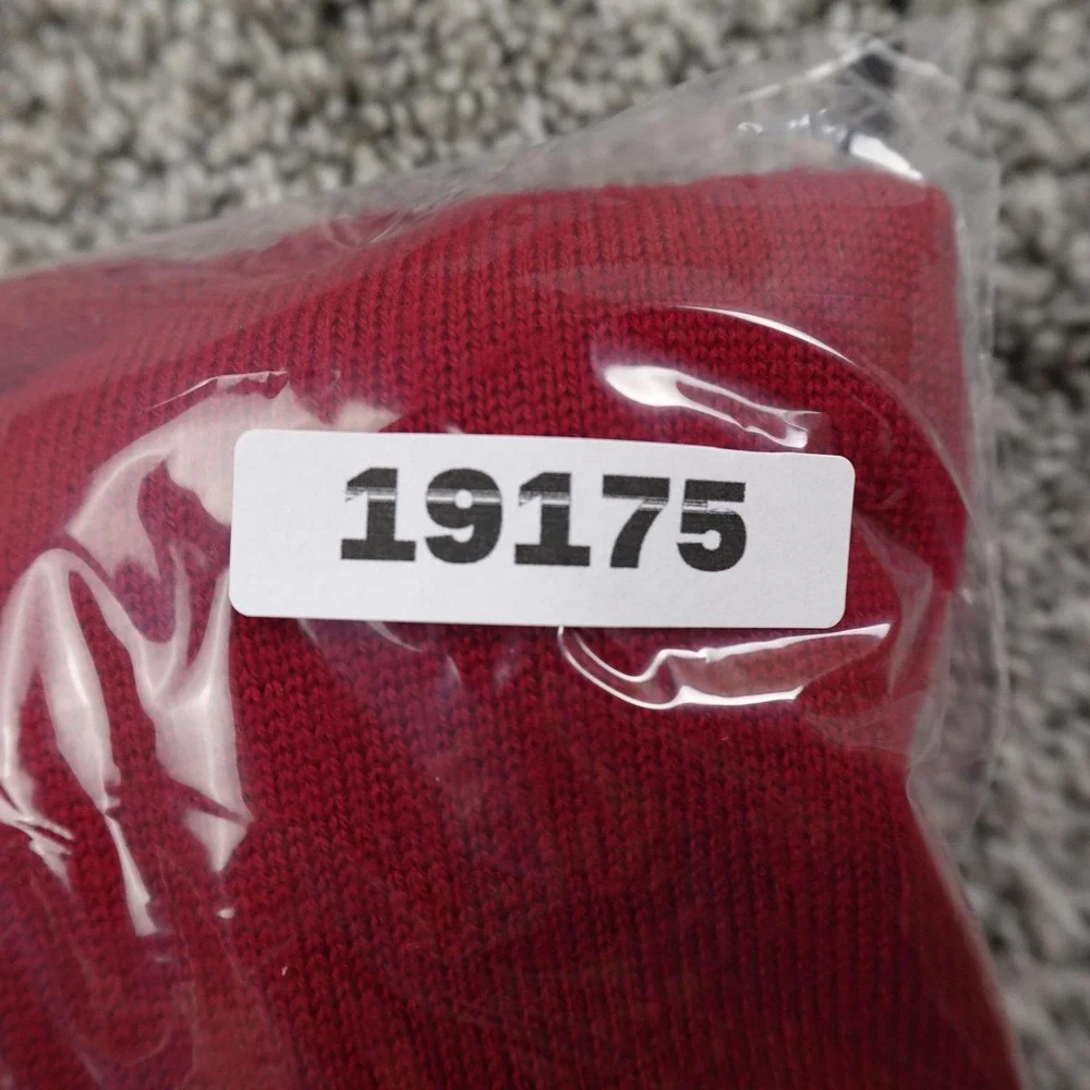 Hart Schaffner Marx Sweater‎ Vest Mens XL Red Merino Wool Pullover V Neck Cozy